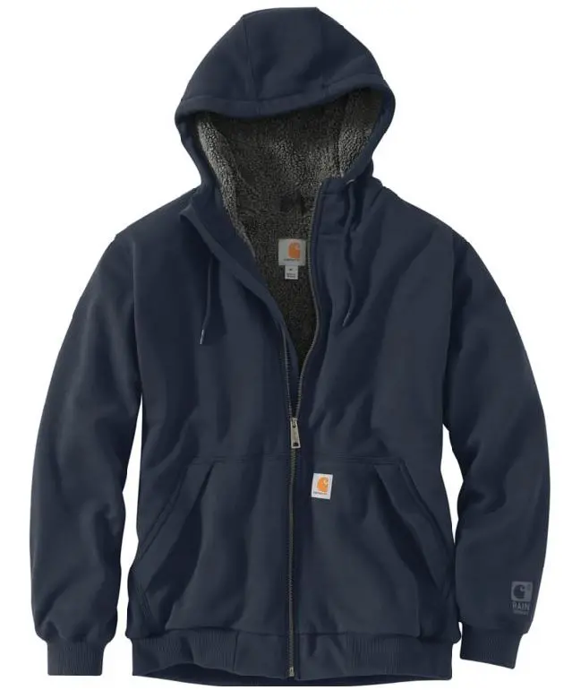 Men's Rain Defender Rockland Sherpa Lined Full Zip Hooded Sweatshirt 1