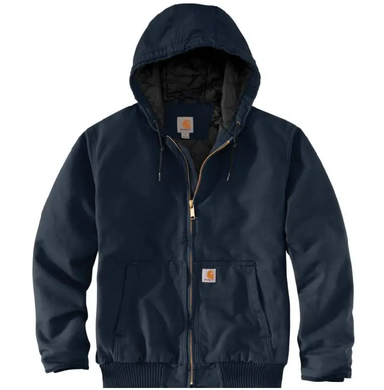 Men's Loose Fit Washed Duck Insulated Active Jac 1