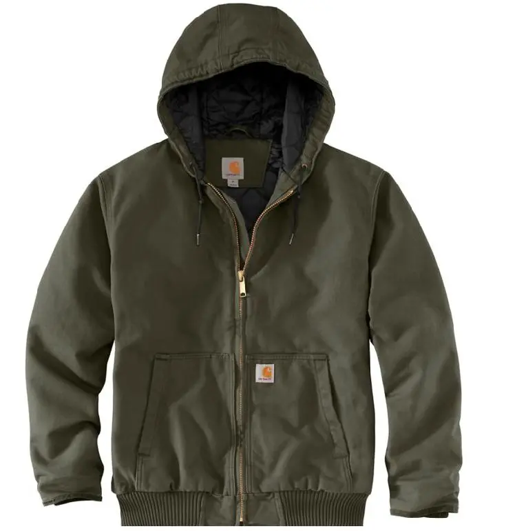 Men's Loose Fit Washed Duck Insulated Active Jac - Big 1