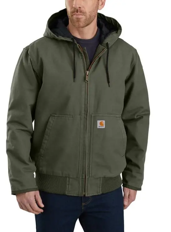 Men's Loose Fit Washed Duck Insulated Active Jac - Tall 2