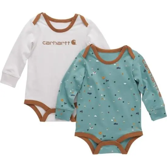 Boys' Long-Sleeve Bodysuit 2-Piece Set (Infant) 1
