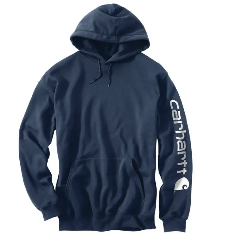 Men's Loose Fit Midweight Logo Sleeve Graphic Sweatshirt 1