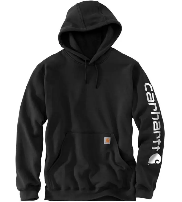 Men's Loose Fit Midweight Logo Sleeve Graphic Sweatshirt 1