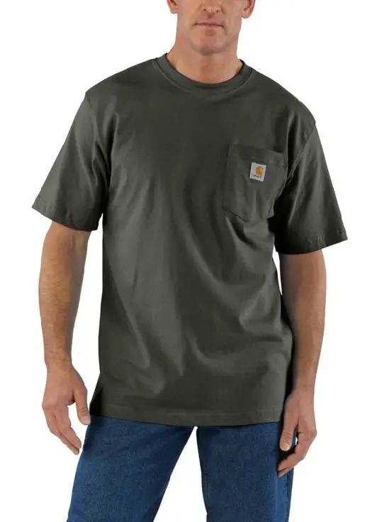 Men's Loose Fit Heavyweight Short-Sleeve Pocket T-Shirt 2