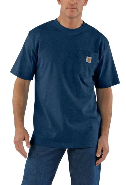 Men's Loose Fit Heavyweight Short-Sleeve Pocket T-Shirt 2
