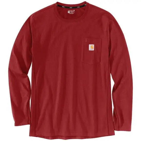Men's Force Relaxed Fit Midweight Long-Sleeve Pocket T-Shirt 1