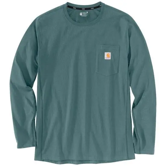 Men's Force Relaxed Fit Midweight Long-Sleeve Pocket T-Shirt 1
