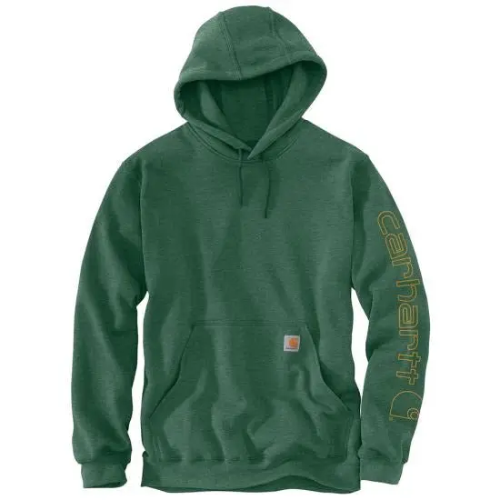 Men's Loose Fit Midweight Logo Sleeve Graphic Sweatshirt 1