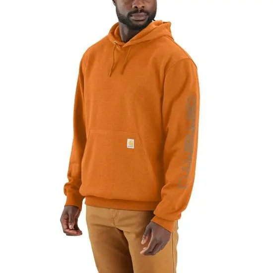 Men's Loose Fit Midweight Logo Sleeve Graphic Sweatshirt 1