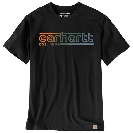 Men's Relaxed Fit Lightweight Short-Sleeve Logo Graphic T-Shirt 1