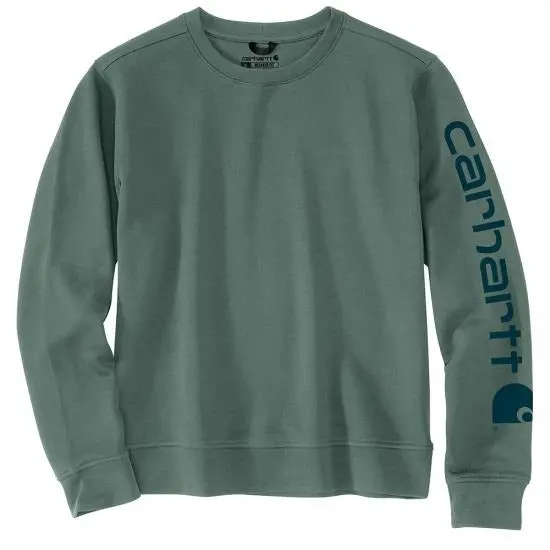 Women's Relaxed Fit Midweight Graphic Crewneck Sweatshirt 1