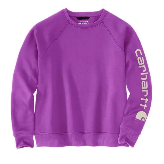 Women's Relaxed Fit Midweight Graphic Crewneck Sweatshirt 1