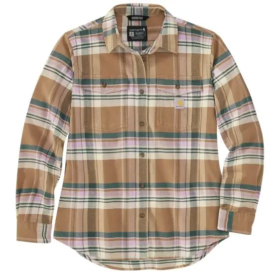 Women's Tencel™ Fiber Series Relaxed Fit Long-Sleeve Flannel Shirt 1