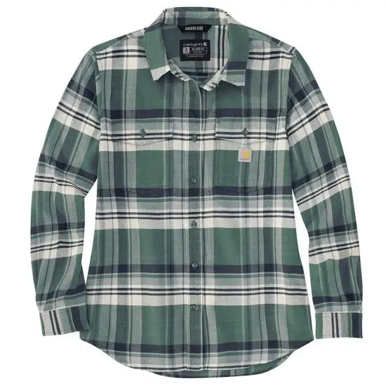 Women's Tencel™ Fiber Series Relaxed Fit Long-Sleeve Flannel Shirt 1