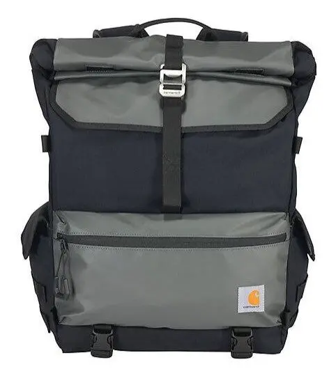 40L Nylon Roll Top Backpack 1