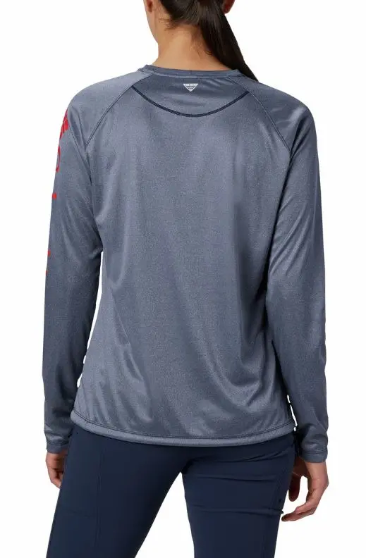Women's Pfg Tidal Tee Heather Long Sleeve Shirt 2