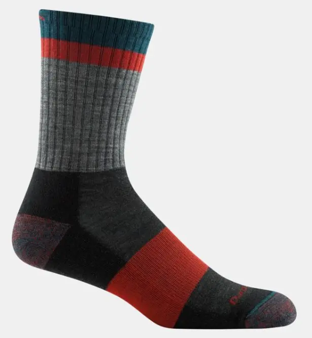 Men's Heady Stripe Micro Crew Light Cushion Sock 1