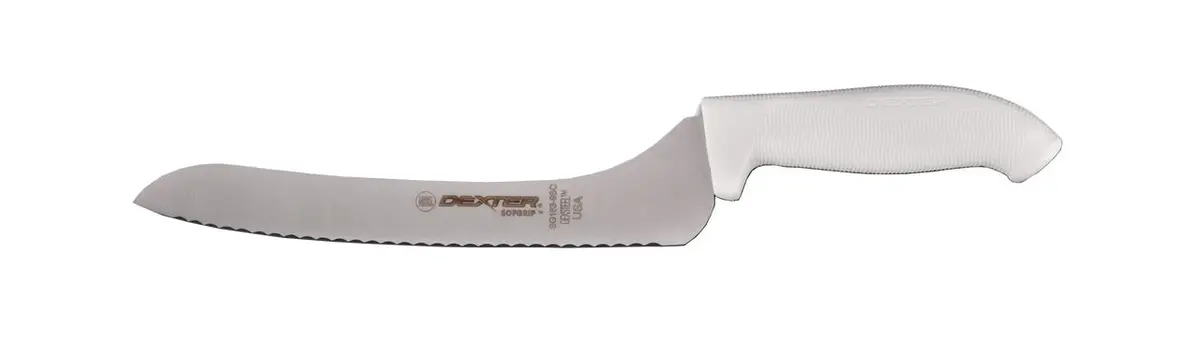 Sofgrip Offset Scalloped Knife - (9 Inch) 1