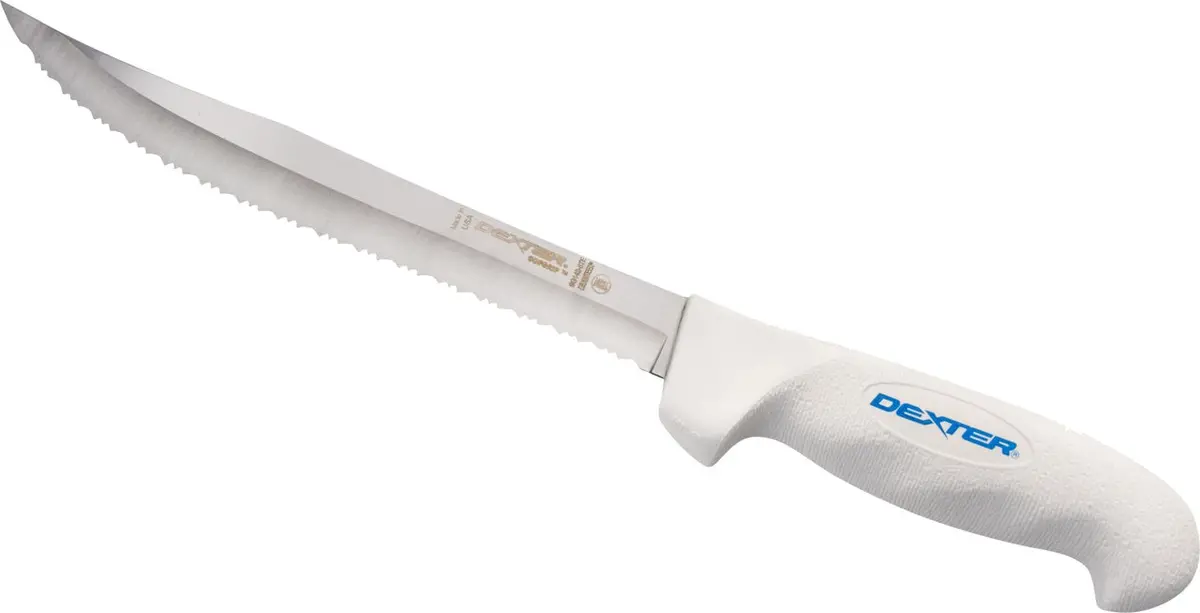 Sofgrip Tiger Edge Scalloped Knife - (8 Inch) 1