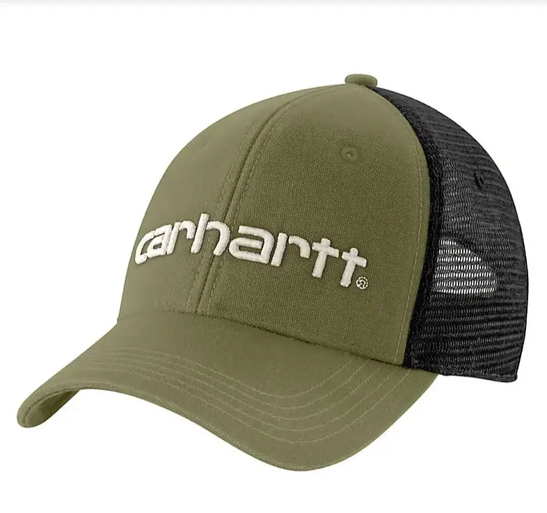 Canvas Mesh-Back Logo Graphic Cap 1
