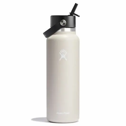 40 Oz Wide Mouth With Flex Straw Cap Bottle 1