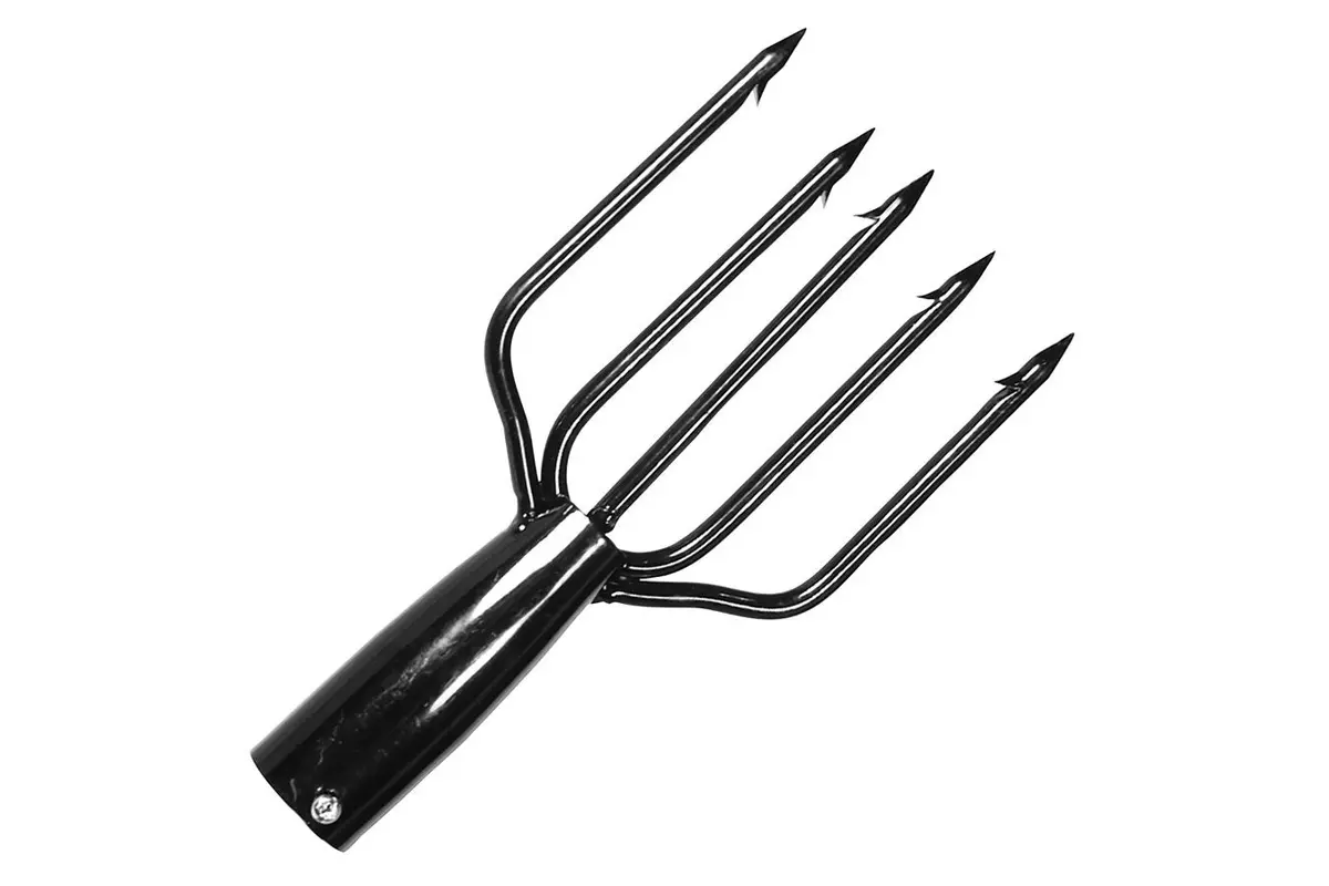 Jumbo Fish Spear - 5 Prong (4.5" X 3.75" X 9.5") 1