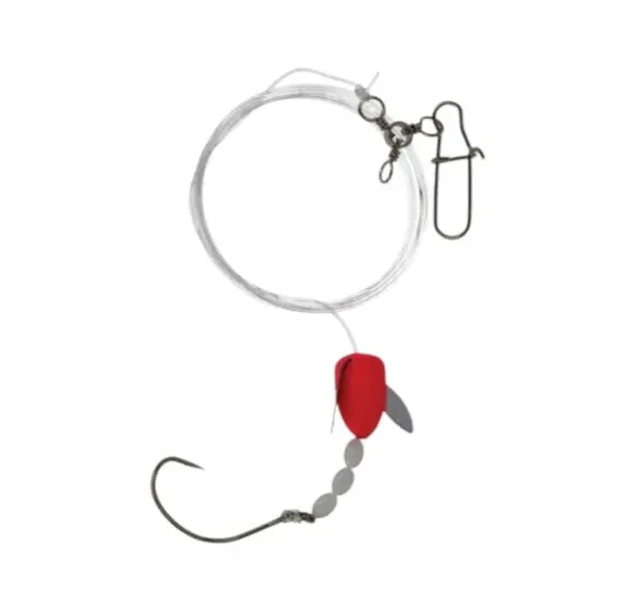 Lazer Sharp Fluke Bead Spin Float Rig - (Size 2/0) 1