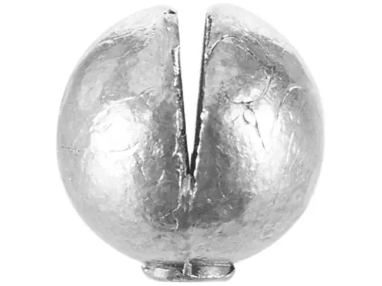 Round Split Shot Sinker Pack - 15Pc (Size 4) 1