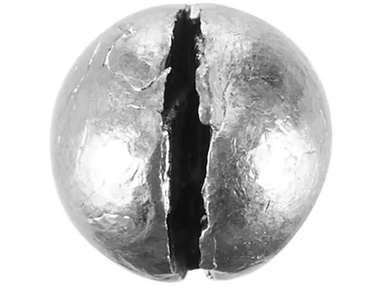Round Split Shot Sinker Pack - 20Pc (Size 5) 2