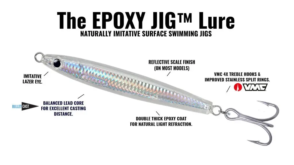 4 1/2" Epoxy Jig Rigged - (2 Oz) 1