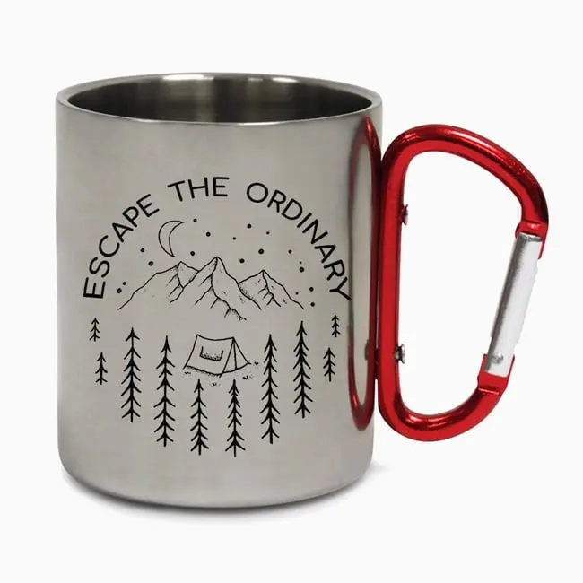 Escape The Ordinary Steel Camping Mug 1