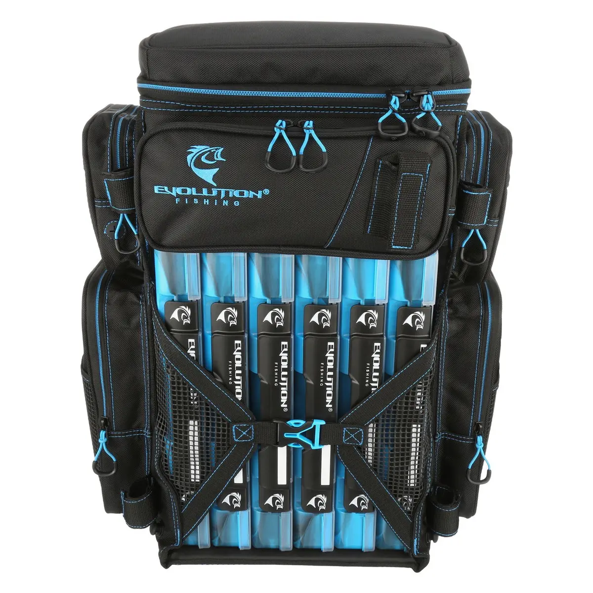 Drift Series 3700 Tackle Backpack With Rod Holders & Quiklatch Trays 2