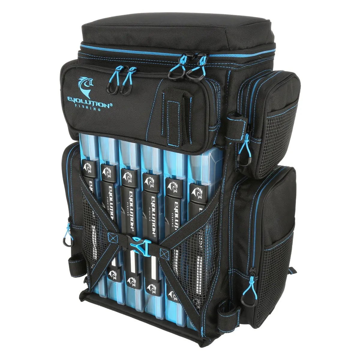 Drift Series 3700 Tackle Backpack With Rod Holders & Quiklatch Trays 1