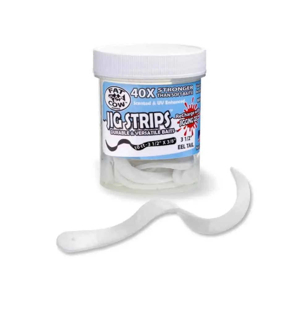 Eel Tail Jig Strips - 3.5" (10 Count) 1