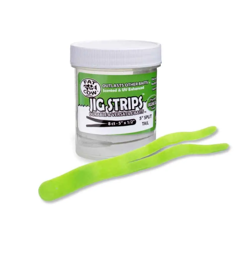 Split Tail Jig Strips - 5" (8 Count) 1
