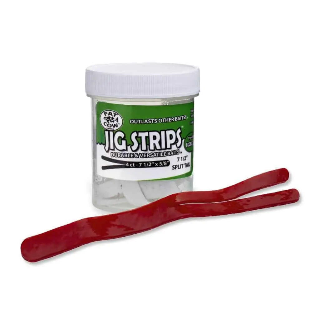 Split Tail Jig Strips - 7.5" (4 Count) 1