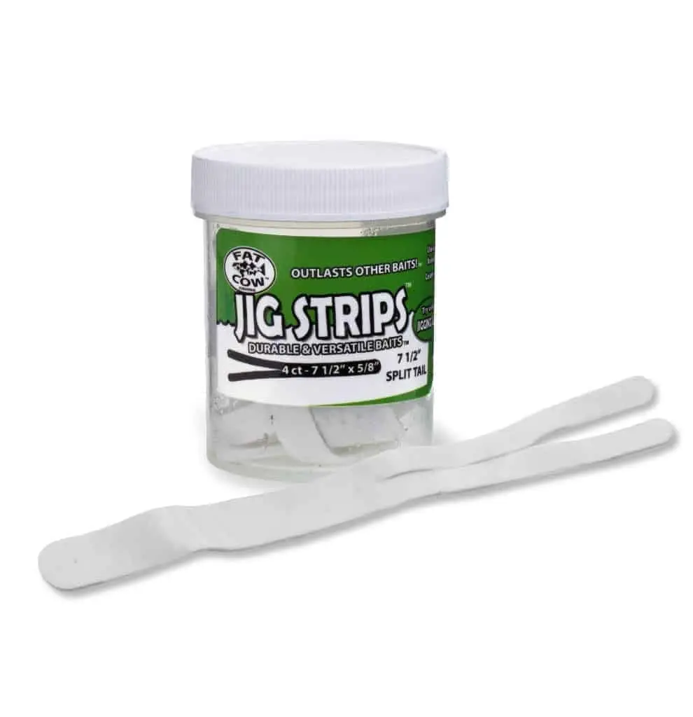 Split Tail Jig Strips - 7.5" (4 Count) 1