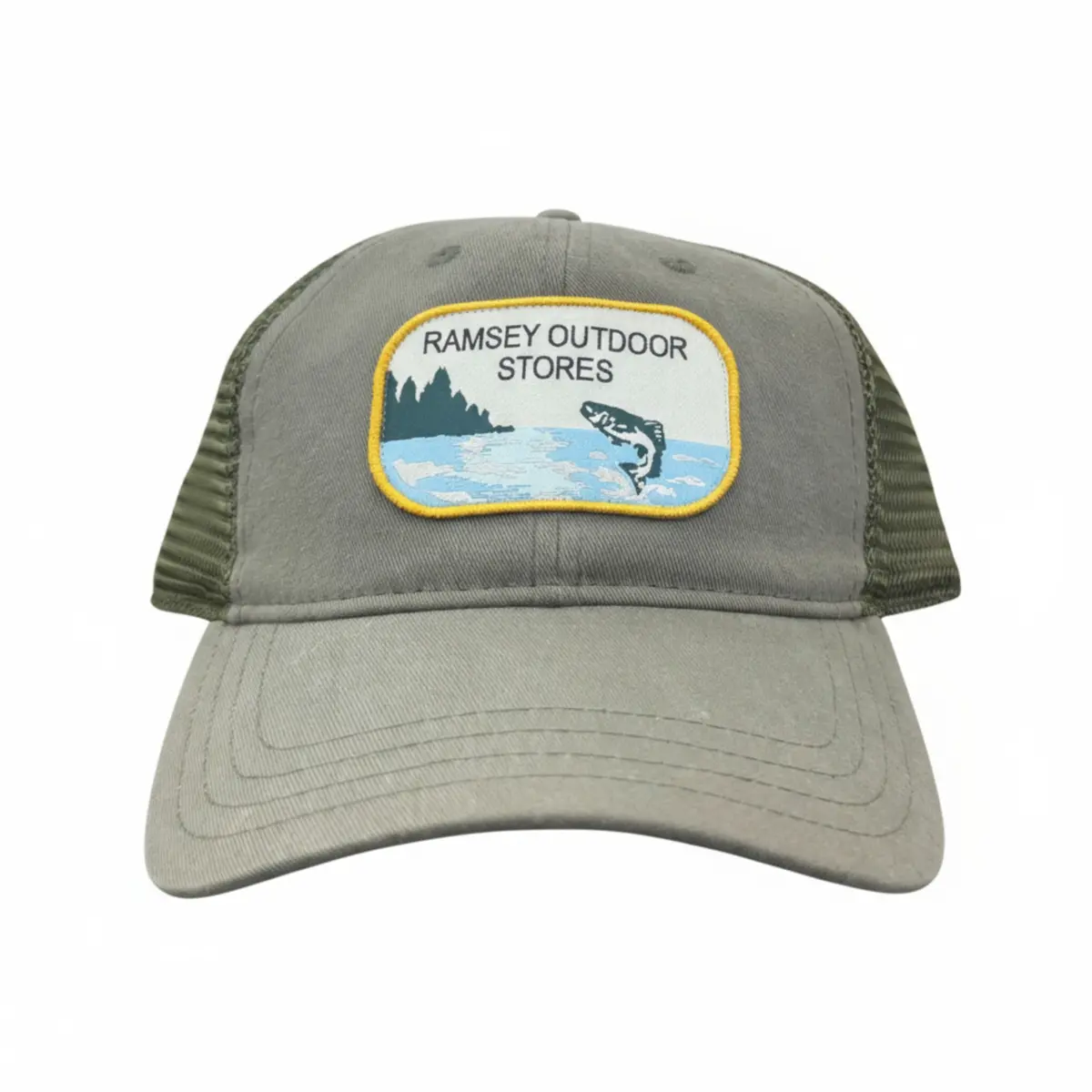 Ramsey Fish Jump Patch Trucker Hat 1