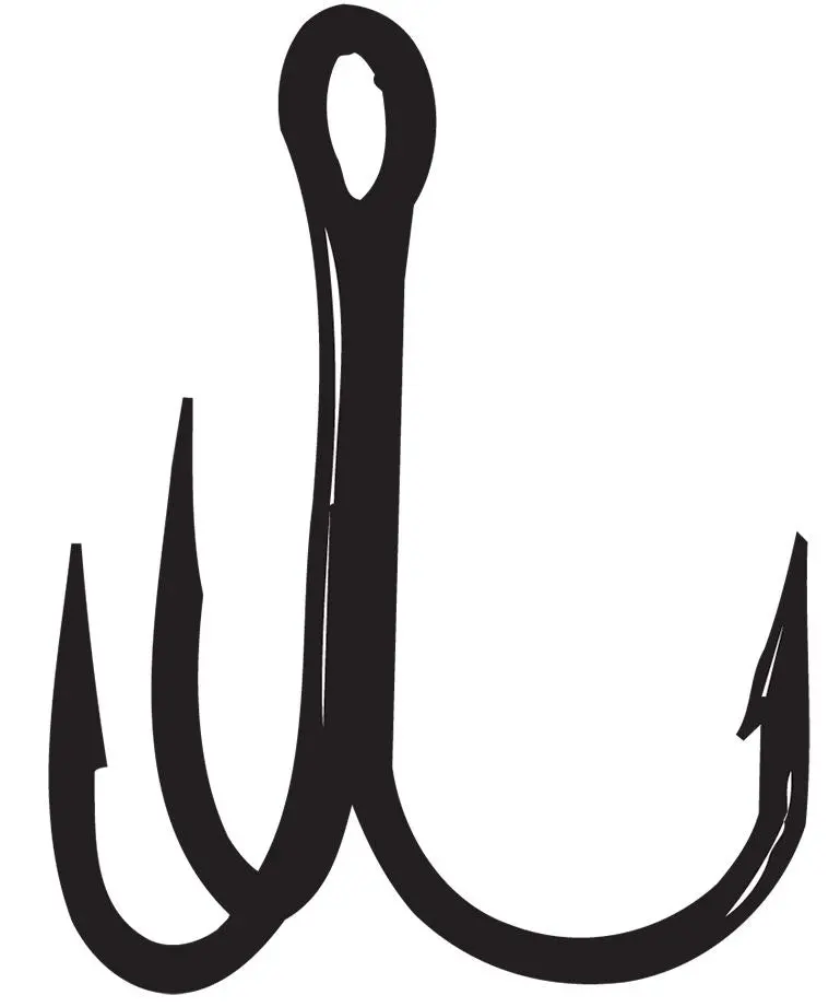 2X Strong Treble Hook - 2 1