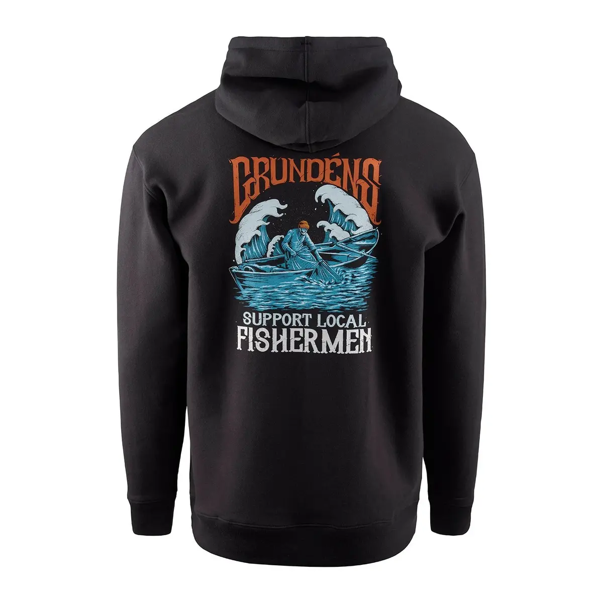 Men's Displacement Dwr Support Local Fishermen Hoodie 2