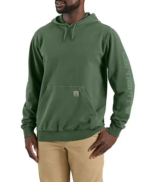 Relaxed Fit Garment Dyed French Terry Graphic Sweatshirt 1