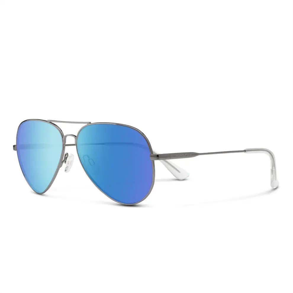 Hard Deck: Gunmetal With Polarized Blue Mirror Lens 1