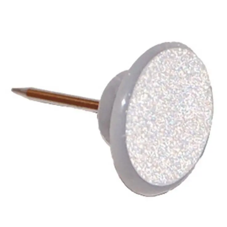 White Reflective Plastic Tacks -50Pk 1