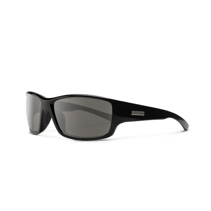 Hull Black Frame With Polarized Gray Lens Sunglasses 1