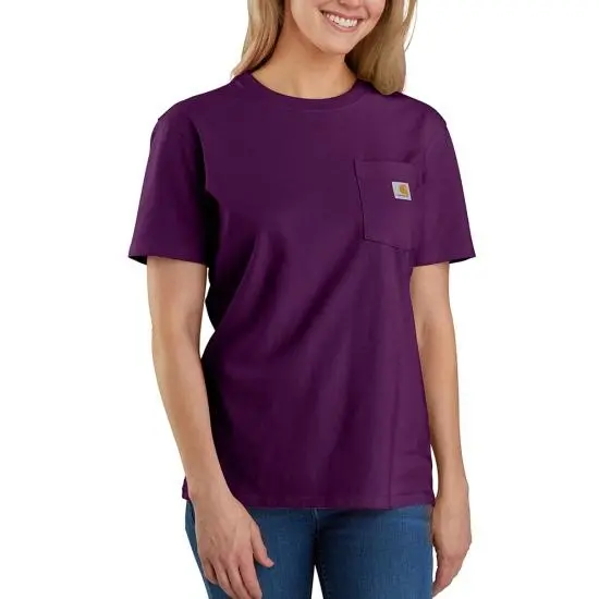 Women's Loose Fit Heavyweight Short-Sleeve Pocket T-Shirt 1
