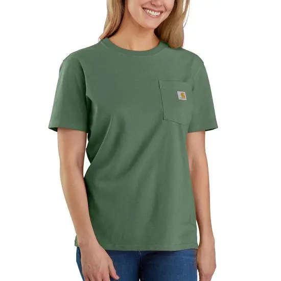 Women's Loose Fit Heavyweight Short-Sleeve Pocket T-Shirt 1