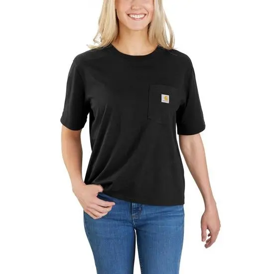 Women's Tencel Fiber Series Loose Fit Short-Sleeve Crewneck T-Shirt 1