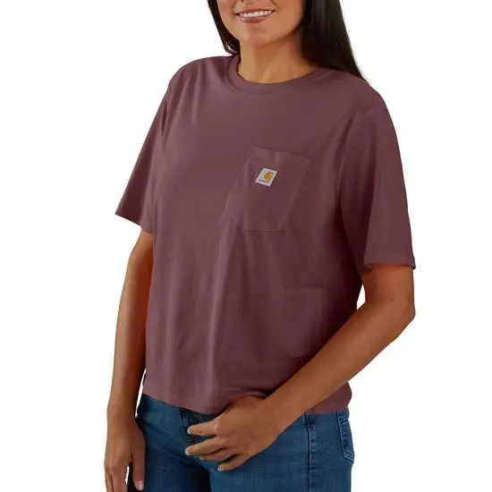 Women's Tencel Fiber Series Loose Fit Short-Sleeve Crewneck T-Shirt 1