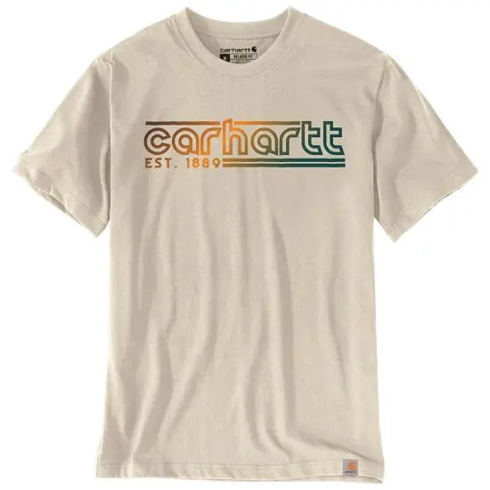 Men's Relaxed Fit Lightweight Short-Sleeve Logo Graphic T-Shirt 1