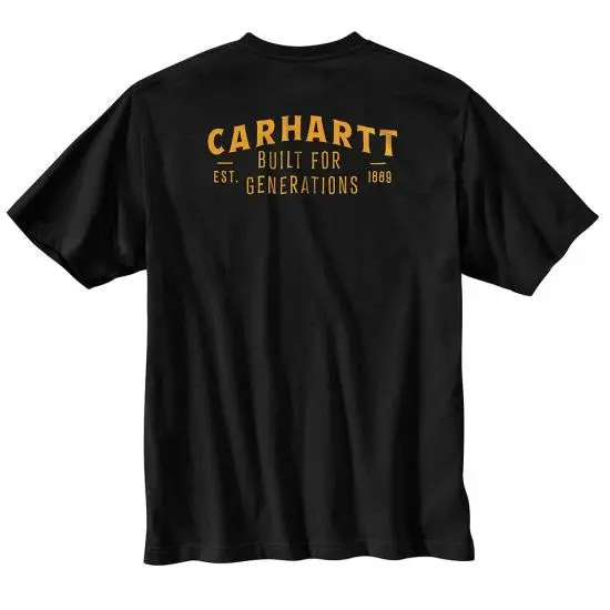Men's Relaxed Fit Lightweight Short-Sleeve Pocket Built Graphic T-Shirt 1